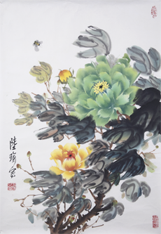 金陵牡丹王-陆瑜|陆牡丹|陆瑜牡丹画院