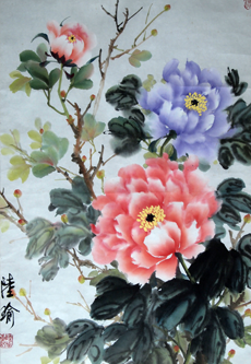 金陵牡丹王-陆瑜|陆牡丹|陆瑜牡丹画院