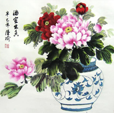 金陵牡丹王-陆瑜|陆牡丹|陆瑜牡丹画院
