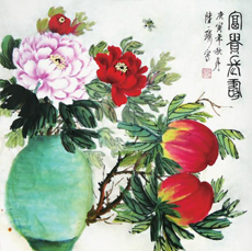 金陵牡丹王-陆瑜|陆牡丹|陆瑜牡丹画院